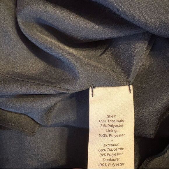 Cinq a Sept Black Sleeveless Halter A-line Julia dress - Picture 6 of 7